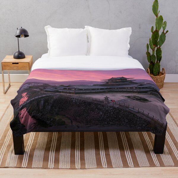 Item preview, Samurai palace with pink background designed and sold by MerlinWear.