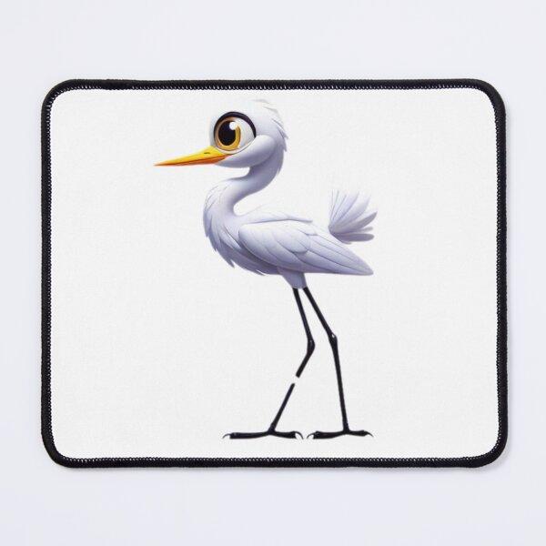 Item preview, Adorable Great Egret designed and sold by Sillytoe.