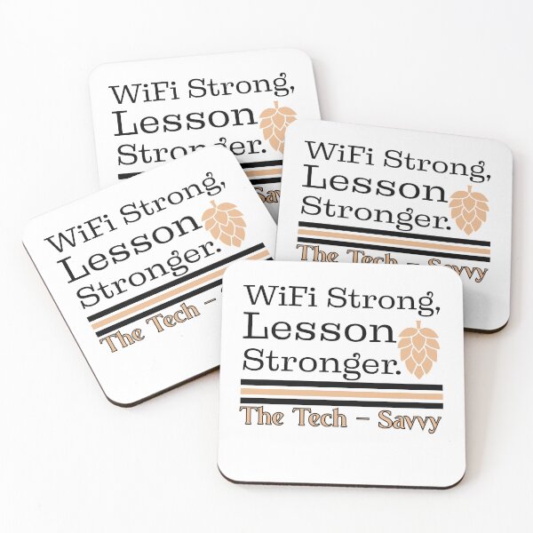 Item preview, Wifi is Strong, Lesson Stronger, Teacher Student Design designed and sold by Raise2Shine.