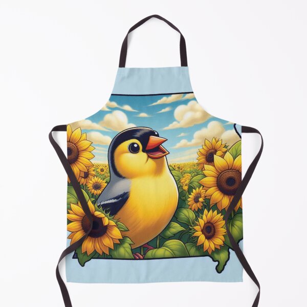 Item preview, Iowa: Cartoon Eastern Goldfinch designed and sold by CornerStone57.