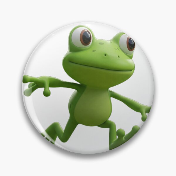 Item preview, Cute Animated Frog Art designed and sold by ToonyTeez.