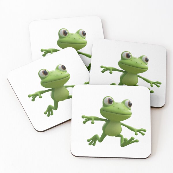 Item preview, Cute Animated Frog Art designed and sold by ToonyTeez.