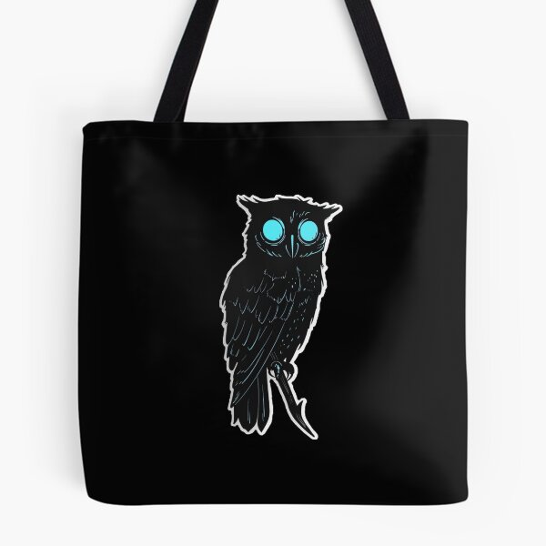 Item preview, ghost owl designed and sold by HauntedEmporium.