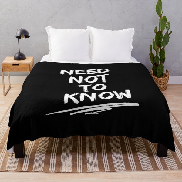 Item preview, Need not to know! designed and sold by Chawineiei.