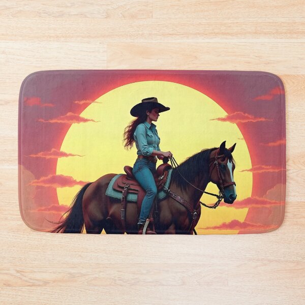 Item preview, Cowgirl At Sunrise designed and sold by Lisamariesumner.