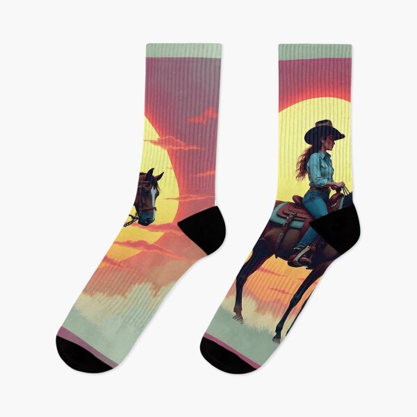 Item preview, Cowgirl At Sunrise designed and sold by Lisamariesumner.