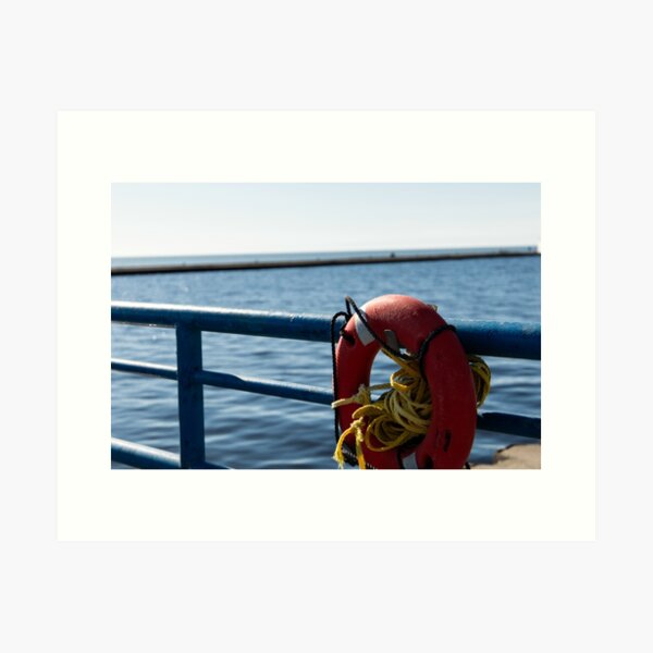 Item preview, Life Preserver Lake Life Photography, Beach House designed and sold by SqueakyPeach.