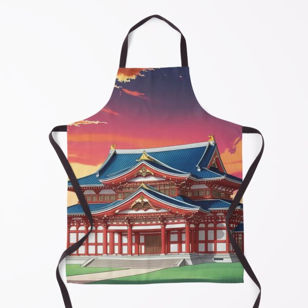 Item preview, Japanese palace with pink clouds designed and sold by MerlinWear.