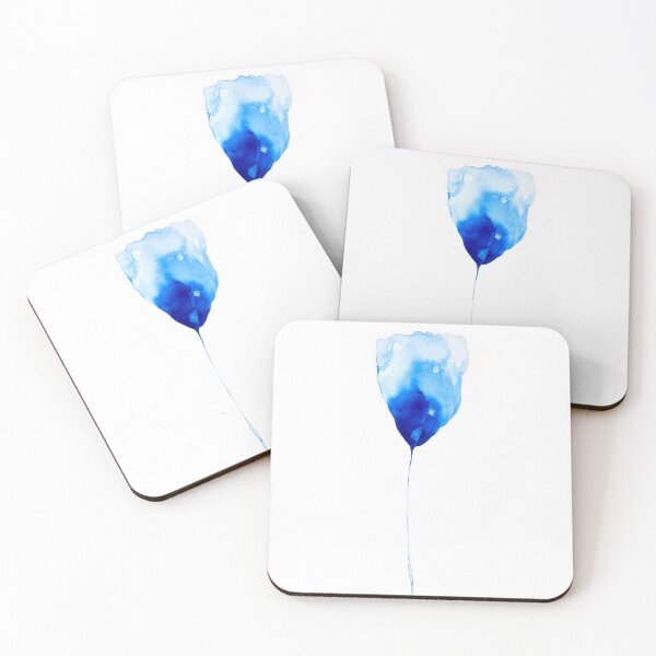 Item preview, Abstract Blue Florals II designed and sold by Maja Sipilovic.
