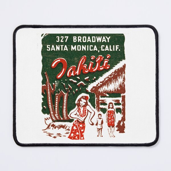 Item preview, Vintage Tahiti - Santa Monica, California designed and sold by QuayTradingCo.