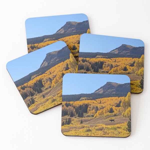 Item preview, Fall Colors and Moose in Colorado Mountains designed and sold by CSILKWild.