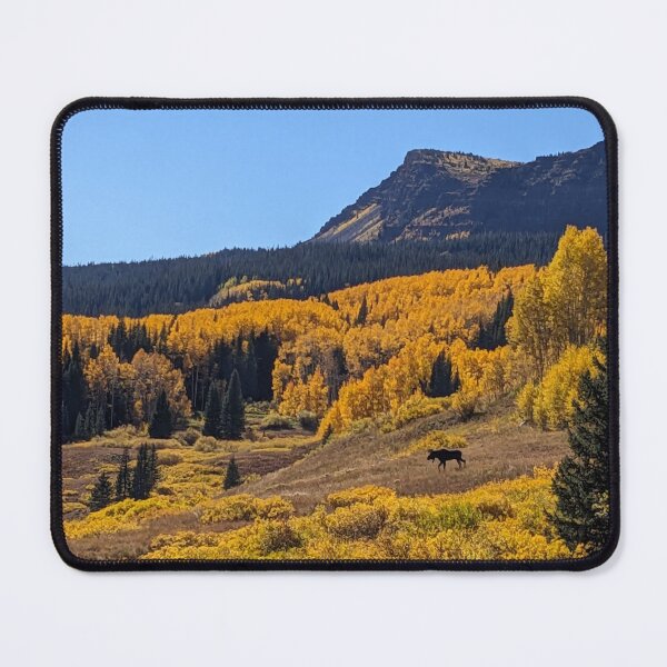 Item preview, Fall Colors and Moose in Colorado Mountains designed and sold by CSILKWild.