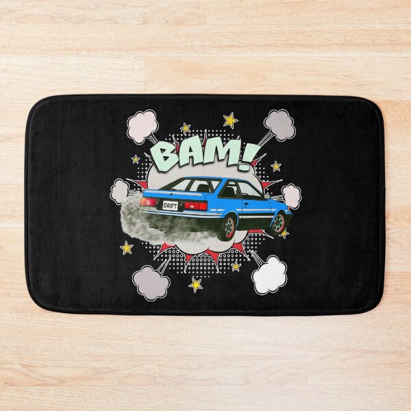 Item preview, AE86 Drift Cartoon Pop Art – BAM! Comic Style JDM Legend (Blue Version) designed and sold by Michael van der Hoorn.