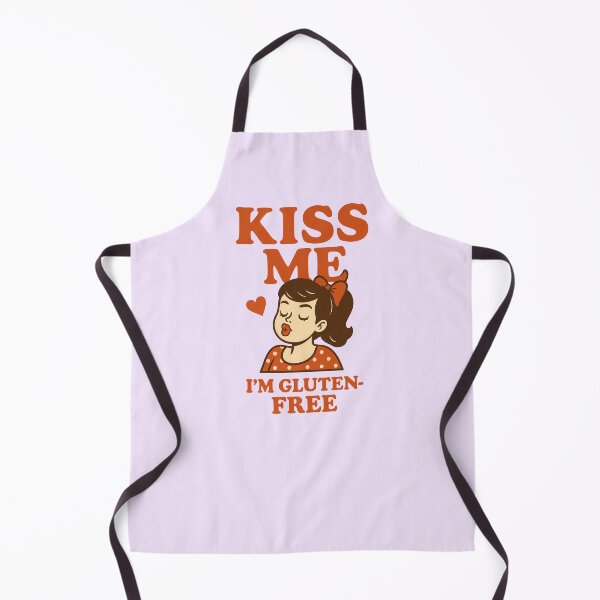 Item preview, Funny Gluten Free Quote – Kiss Me Design designed and sold by tinytwist.