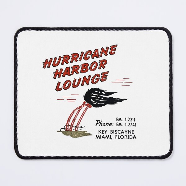 Item preview, Vintage Hurricane Harbor Lounge - Key Biscayne, Miami, Florida designed and sold by QuayTradingCo.
