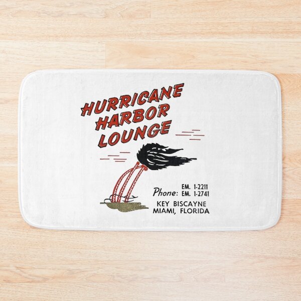 Item preview, Vintage Hurricane Harbor Lounge - Key Biscayne, Miami, Florida designed and sold by QuayTradingCo.