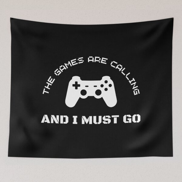 Item preview, The games are calling and i must go - video game controller designed and sold by PHRASEandSTYLE.