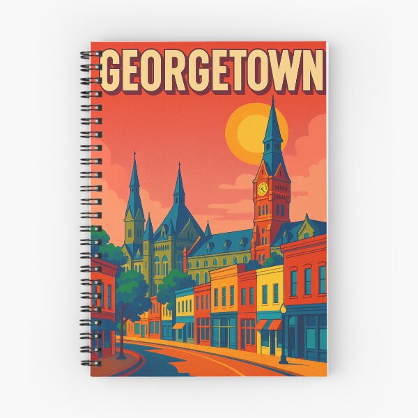 Item preview, Digital Retro Pop Art Cityscape of Georgetown | Tropical Colonial Architecture in Bold Hues | Neon Heritage Tribute | Urban Nostalgia Meets Caribbean Vibes | Colorful Guyana Capital Expression designed and sold by PaintedPixels01.
