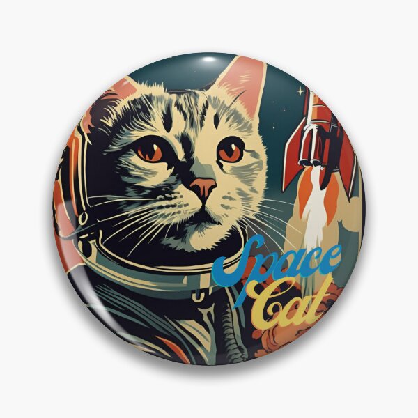 Item preview, Space Cat a superhero designed and sold by Petthecatshop.