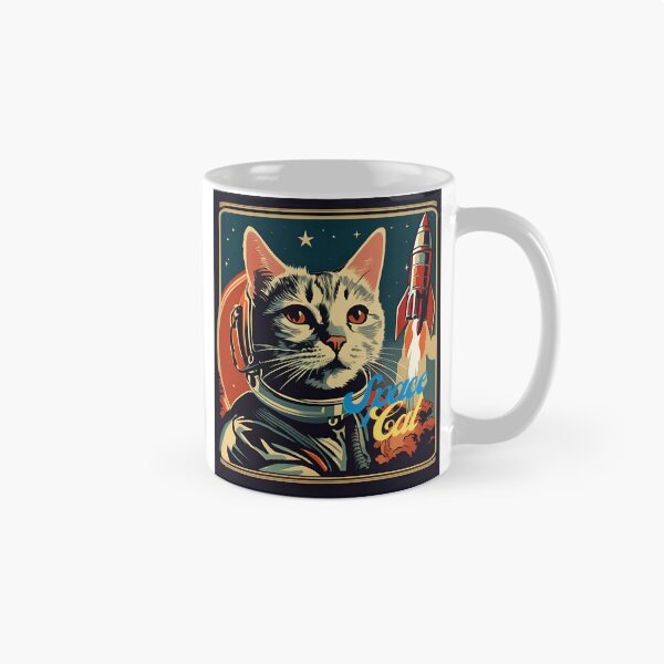 Item preview, Space Cat a superhero designed and sold by Petthecatshop.