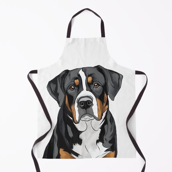 Item preview, Greater Swiss Mountain Dog Illustration designed and sold by whyitsme.