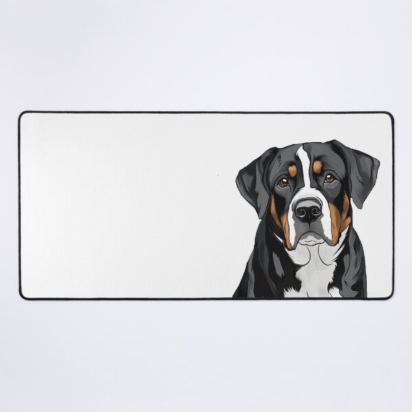 Item preview, Greater Swiss Mountain Dog Illustration designed and sold by whyitsme.