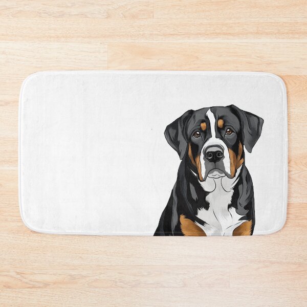 Artikelvorschau, Großer Schweizer Sennenhund Illustration entworfen und verkauft von whyitsme.