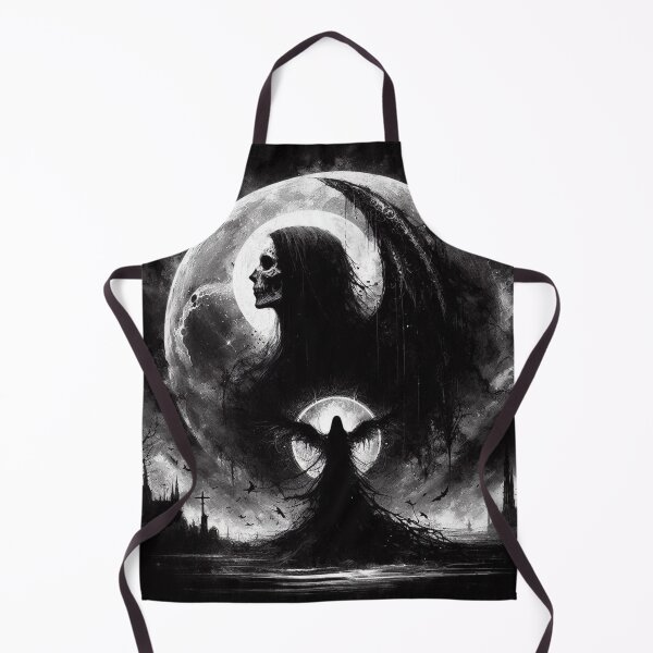 Item preview, Dark Goth Moon Art designed and sold by TheDarkWardrobe.