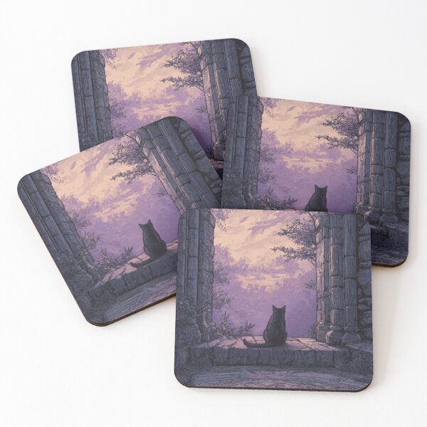 Item preview, Cat at the Edge of a Ruined Gate designed and sold by TeeTribeWear.
