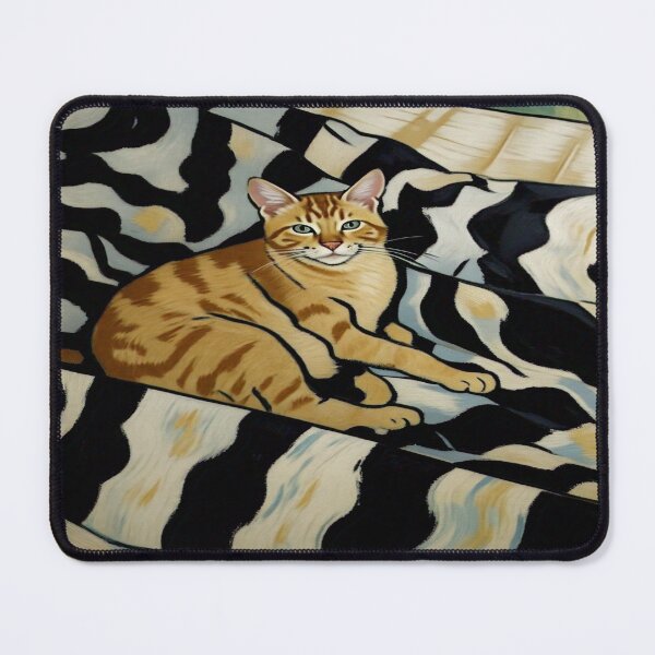 Item preview, Portrait of Furio the Orange Cat designed and sold by brentwooddsgn.