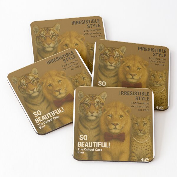 Item preview, Fabulous Feline Trio – Classy Cats in Style designed and sold by Shinora..
