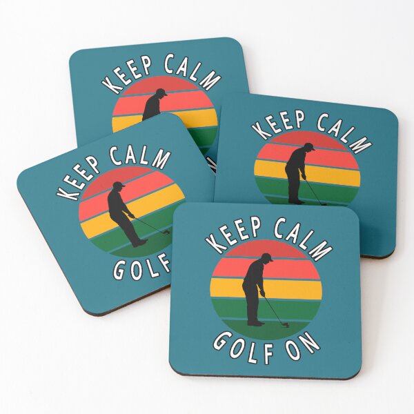 Item preview, Keep Calm and Golf On Retro Sunset. Stay Calm and Play Golf Design.  designed and sold by luisalfonso1989.
