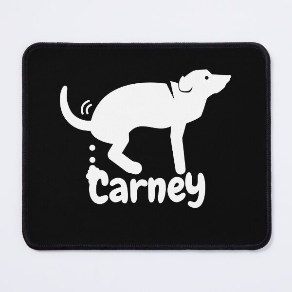 Item preview, Carney Dog Pooping STICKER White Logo designed and sold by KomarDesigns.