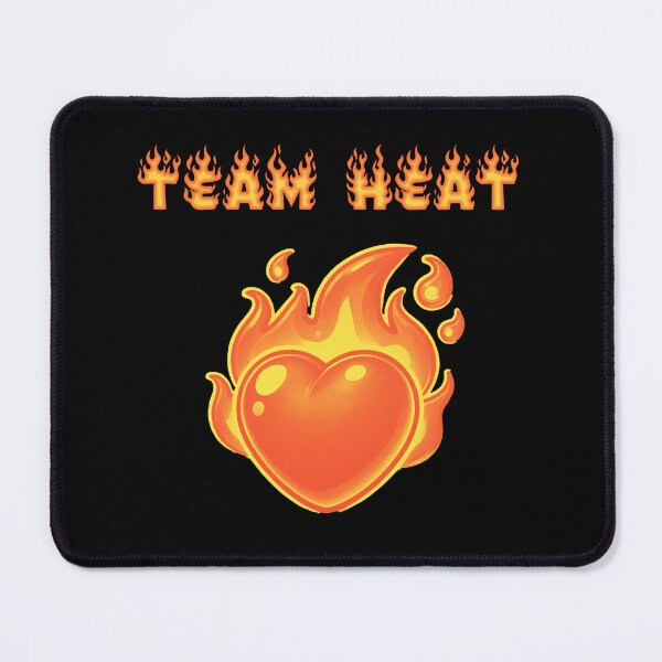 Item preview, team heat - heart on fire designed and sold by PHRASEandSTYLE.