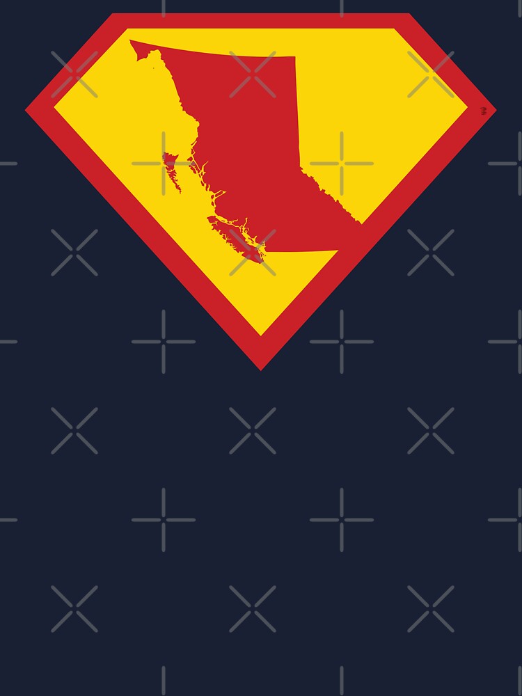 Thumbnail 2 of 2, Kids T-Shirt, BRITISH COLUMBIAN  SHIELD - Freedom Is The Superpower -   SUPERHERO BRITISH COLUMBIA design designed and sold by pelagio.