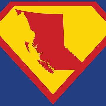 Artwork thumbnail, BRITISH COLUMBIAN  SHIELD - Freedom Is The Superpower -   SUPERHERO BRITISH COLUMBIA design by pelagio