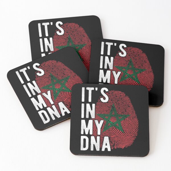 Item preview, Moroccan DNA Fingerprint – It’s in My DNA Morocco Flag Gift for Proud Moroccans (shirts, stickers, mug, hoodies...) تيشرت المغرب 2025 designed and sold by Misnrays93.