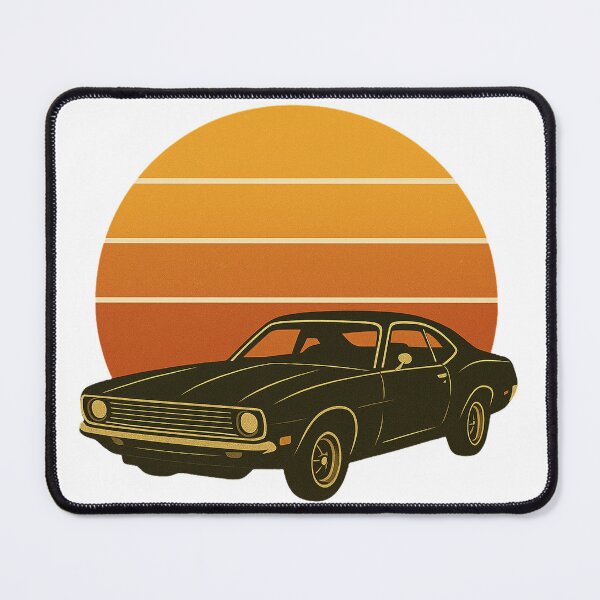 Item preview, Retro Muscle Car Sunset Shirt – Vintage 70s Style Tee designed and sold by ThreadLevelDrip.