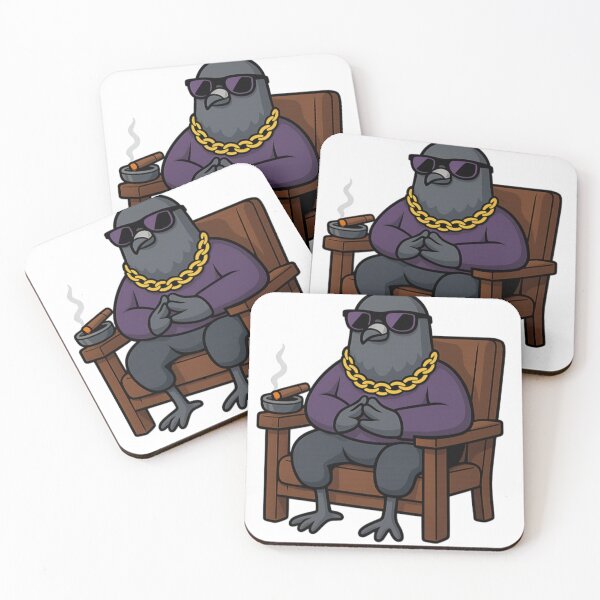Item preview, Pigeon Boss – Mobster Bird Cartoon Art | Don of the Coop T-Shirt Design designed and sold by ThreadLevelDrip.