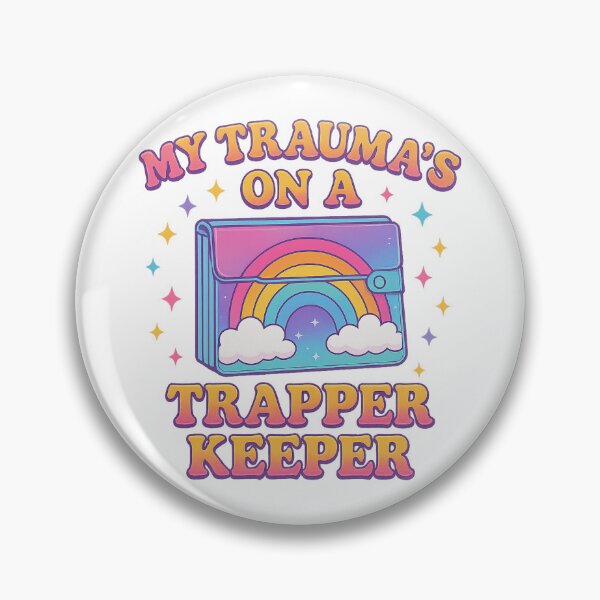 Item preview, My Trauma’s on a Trapper Keeper Retro 90s-Style T-Shirt designed and sold by ThreadLevelDrip.