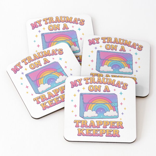 Item preview, My Trauma’s on a Trapper Keeper Retro 90s-Style T-Shirt designed and sold by ThreadLevelDrip.
