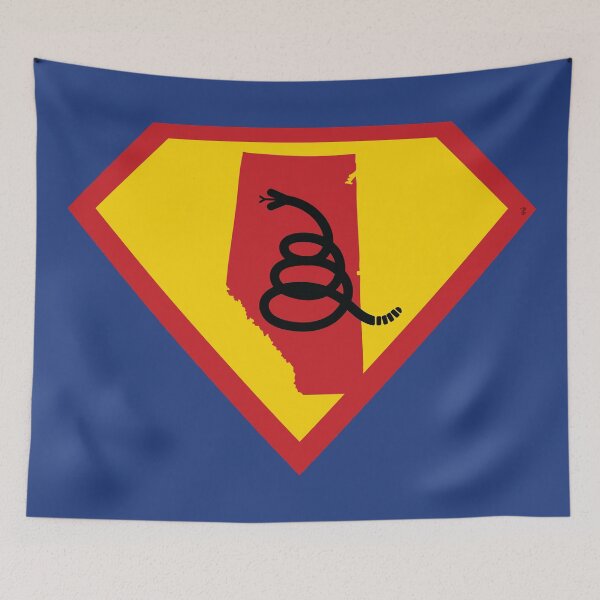 Item preview, ALBERTAN SHIELD - Freedom Is The Superpower - Modern Gadsden Snake Flag - Dont Tread On Me SUPERHERO ALBERTA design designed and sold by pelagio.