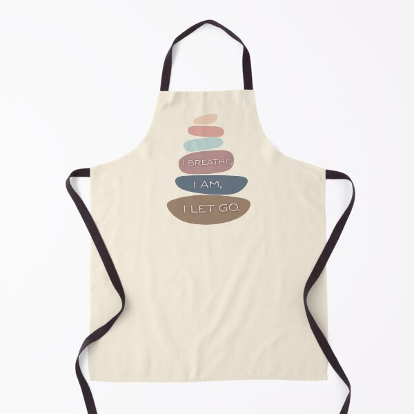 Item preview, I Breathe I Am I Let Go – Stacked Rocks Mindfulness Quote designed and sold by LUV963.