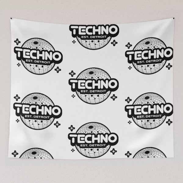 Item preview, TECHNO - Wire Sphere Y2K Steez (Black) designed and sold by Discothreadz.