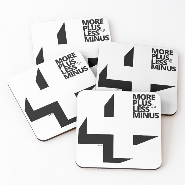 Item preview, More Plus, Less Minus – Wear the change. designed and sold by rpraterdsn.