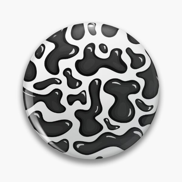 Item preview, Black glossy liquid shapes designed and sold by OM-lova.