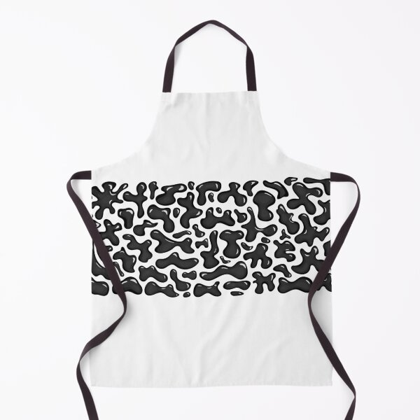 Item preview, Black glossy liquid shapes designed and sold by OM-lova.