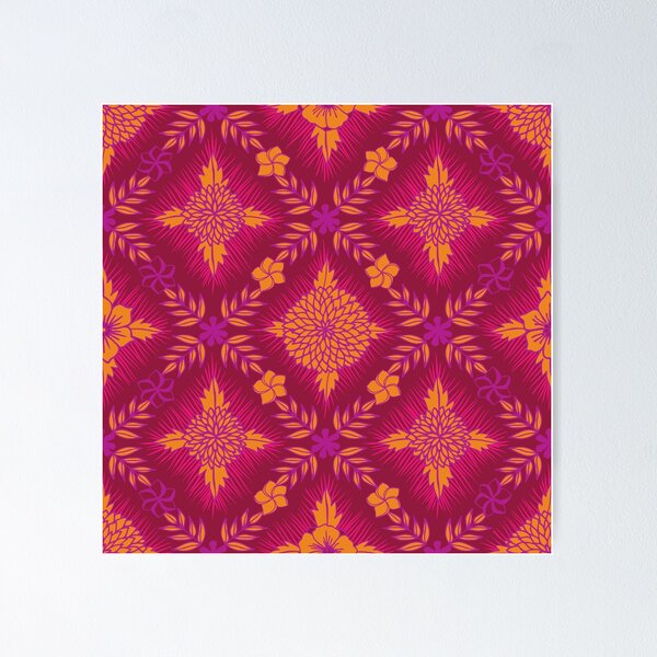 Item preview, Bold Floral Block Print designed and sold by Goddessart.