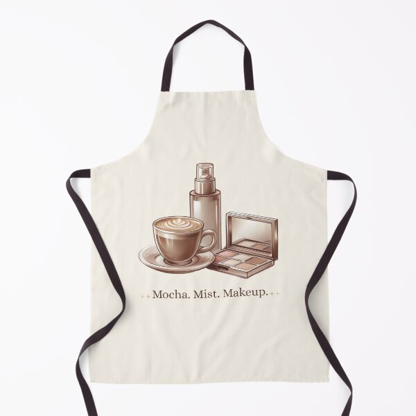 Item preview, Mocha. Mist. Makeup. Gift For Coffee Enthusiast Who Loves Makeup designed and sold by DemureArtsy.