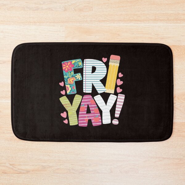 Item preview, Fri-Yay Happy Friday Funny Weekend Teacher Back To School designed and sold by MAKOPOKOShop.